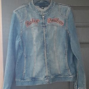 Harley davidson womans zipper jacket